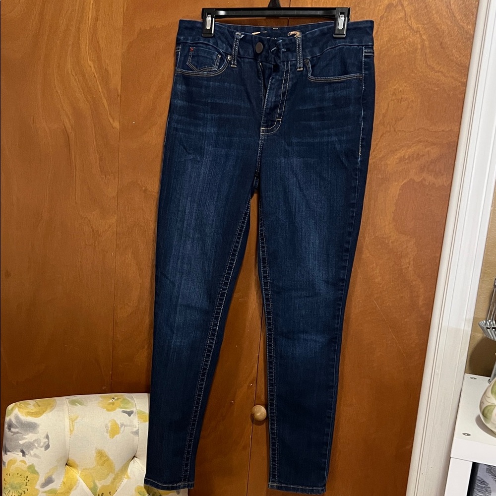 Seven7 Women's Dark Indigo Skinny Jeans